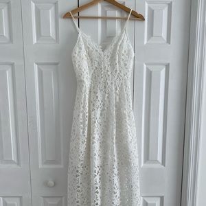 ASTR the label Lace A Line Midi Dress